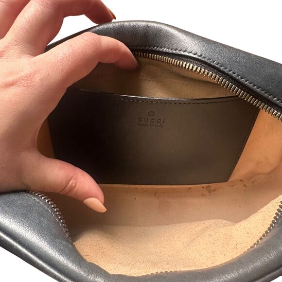 GUCCI GG Marmont Camera Crossbody Bag Black - Picture 7 of 7